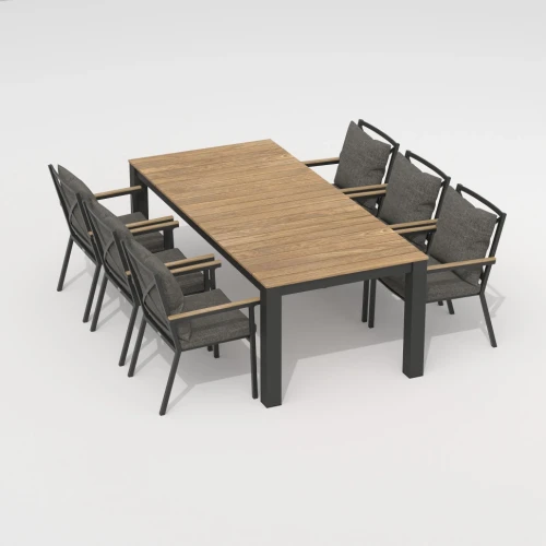 Стол обеденный TELLA  XL из тика 300x100