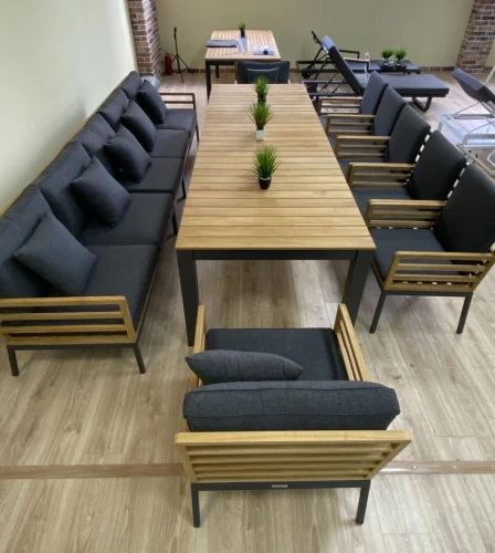 Стол обеденный TELLA  XL из тика 300x100