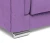 Диван прямой, книжка "Стамбул" флок фиолетовый, 120 ППУ+НПБ