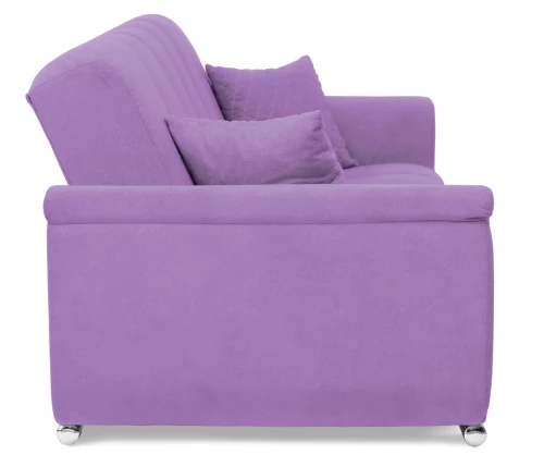 Диван прямой, книжка "Стамбул" флок фиолетовый, 120 ППУ+НПБ