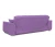 Диван прямой, книжка "Стамбул" флок фиолетовый, 120 ППУ+НПБ
