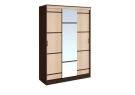Шкаф-купе трехдверный Сакура, венге/лоредо