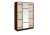 Шкаф-купе трехдверный Сакура, венге/лоредо