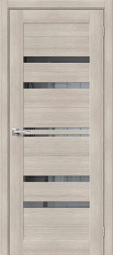 Межкомнатная дверь экошпон mr.wood Браво-30 Cappuccino Melinga Mirox Grey