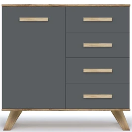 Комод Вега Скандинавия 90, серый