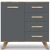 Комод Вега Скандинавия 90, серый