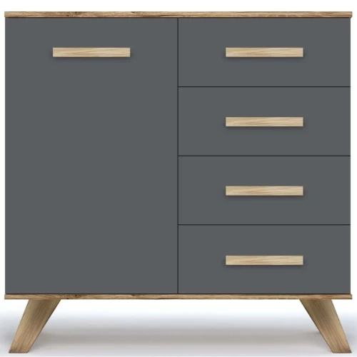 Комод Вега Скандинавия 90, серый