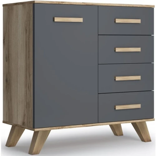 Комод Вега Скандинавия 90, серый