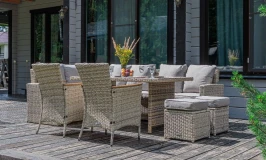 Угловой комплект ZORRO WOOD DOUBLE в бежевом цвете