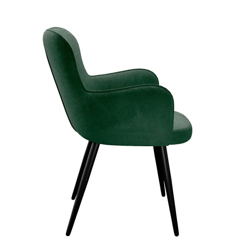 Стул DikLine 503 поворотный TW14 зеленый, ножки черные