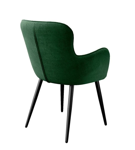 Стул DikLine 503 поворотный TW14 зеленый, ножки черные