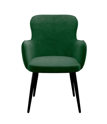 Стул DikLine 503 поворотный TW14 зеленый, ножки черные