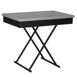 Стол-трансформер Лерон ателье светлое/черный