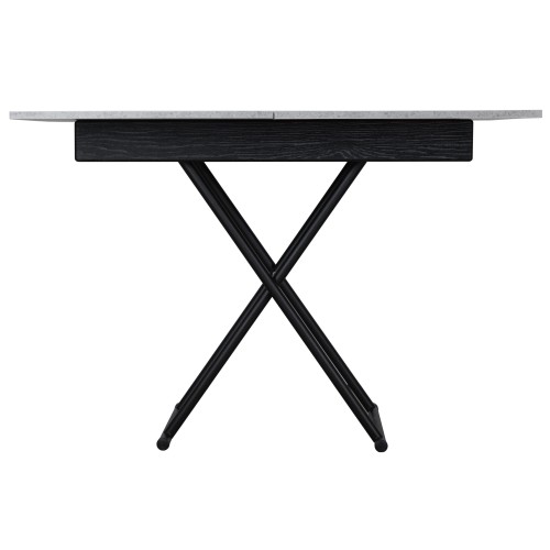 Стол-трансформер Лерон ателье светлое/черный