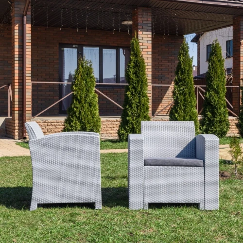 Комплект кресел LANA LUX светло-серые