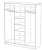 Шкаф-купе Фортуна белый