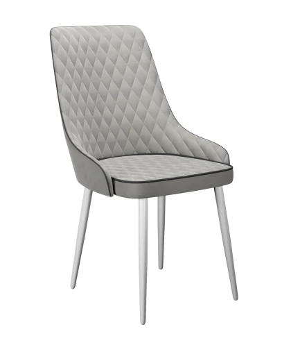 Стул DikLine 305 B22 GREY /ножки белые