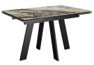 Стол DikLine SKM120 Керамика Amadeus/подстолье черное/опоры черные Стол DikLine SKM120 Керамика Amadeus/подстолье черное/опоры черные