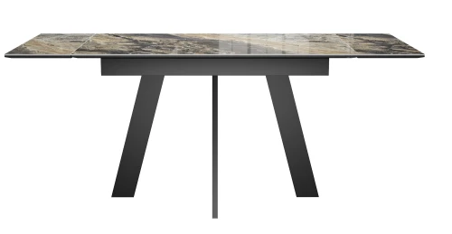 Стол DikLine SKM120 Керамика Amadeus/подстолье черное/опоры черные