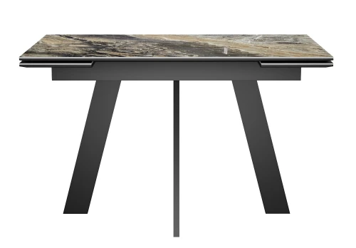 Стол DikLine SKM120 Керамика Amadeus/подстолье черное/опоры черные