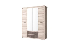 Шкаф 4DG2S Z , JAZZ, цвет Каштан найроби/Оникс