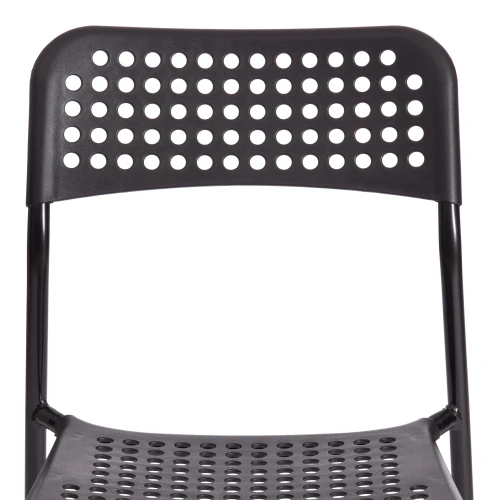 Стул ADDE (mod. C-049) металл/пластик, 39 х 49 х 78 см, Black(черный) разборный (Комплект из 8 шт.)
