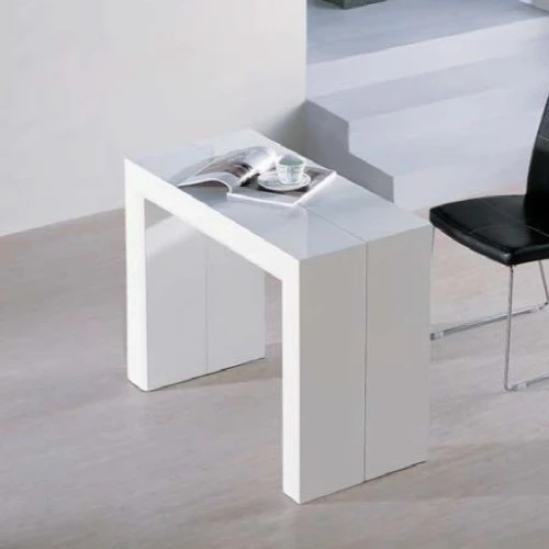 Стол-консоль (трансформер) В2307 белый лак