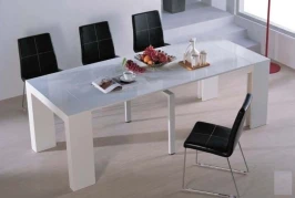 Стол-консоль (трансформер) В2307 белый лак