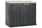 Ящик пластиковый TOOMAX Wood Style 842л АНТРАЦИТ/ТЁПЛО-СЕРЫЙ