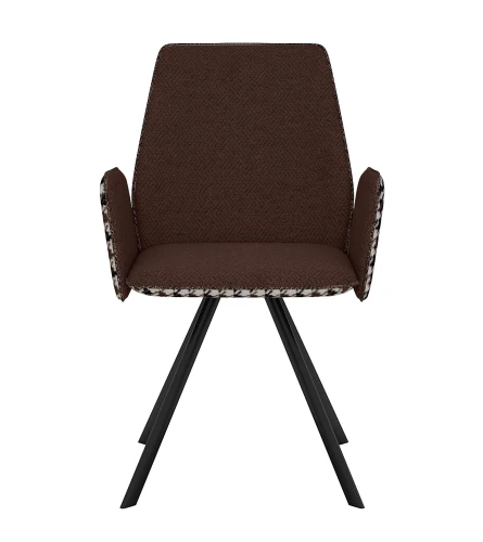 Стул DikLine 293 поворотный SB3/A2 шоколад, ножки черные