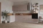 Кухонный гарнитур КГ Угловой 1500х3150 (с пм) , Магнолия  Арника РМ в.5