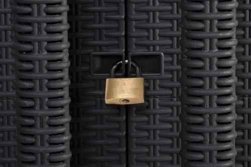 Уличный шкаф TOOMAX 2х дверный глубокий SANTORINI XL (4 полки)