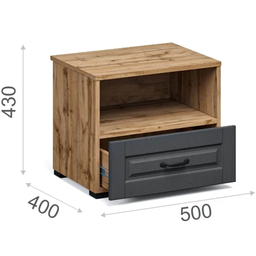 Тумба «Лацио Сканди», Вотан/Сканди графит