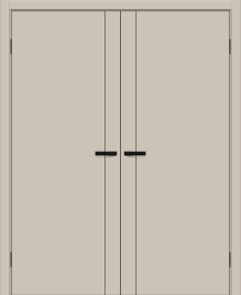 Двойная межкомнатная дверь BRAVO Браво-0.10 П Cream Silk