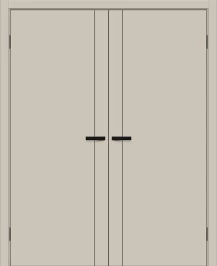 Двойная межкомнатная дверь BRAVO Браво-0.10 П Cream Silk