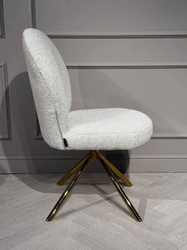 Стул обеденный Авалон BS1240-WT, белый крем/золото