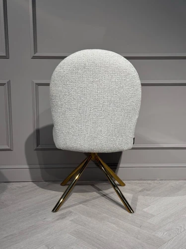 Стул обеденный Авалон BS1240-WT, белый крем/золото