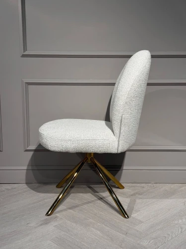 Стул обеденный Авалон BS1240-WT, белый крем/золото