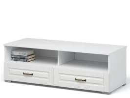 Тумба ТВ «Лацио», Белый/Белое дерево