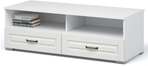 Тумба ТВ «Лацио», Белый/Белое дерево