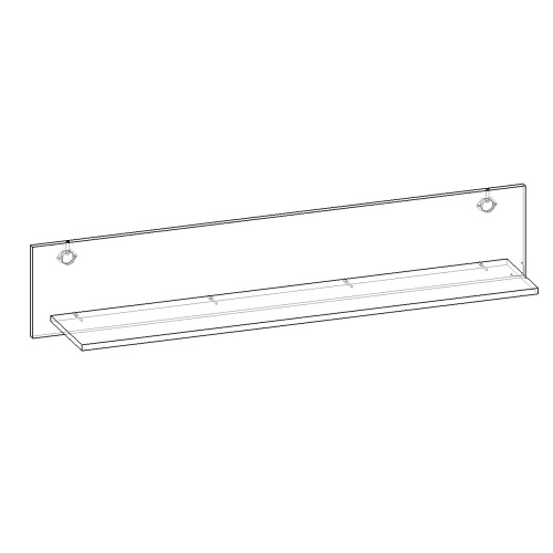 Полка навесная Капри 2