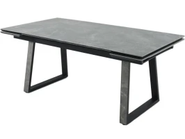 Стол «Monaco» Quadro, Bayona Grey natural, каркас черный