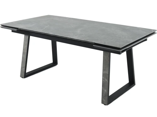 Стол «Monaco» Quadro, Bayona Grey natural, каркас черный