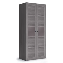 Шкаф распашной двухдверный Парма Нео лиственница темная