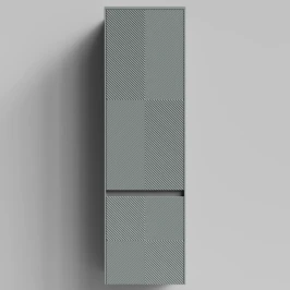 Пенал Соло 45, пример RAL 7005 Мышино-серый, матовая, подвесной, левый