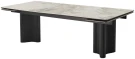 Стол АДАЖИО 240 (320) см PANDORA, керамика / Черный каркас М-City