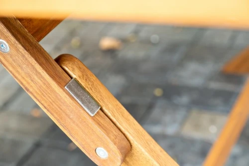 Обеденный комплект из акации KARO со скамьей  Joygarden