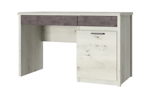 Стол письменный 1D2S, BJORK, цвет ольха полярная/оникс