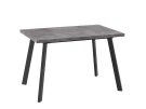 Стол Борг-140 Дымчатая керамика/черный