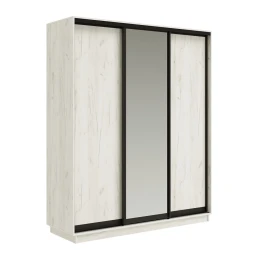 Шкаф-купе Тринити NEW 1800, Каркас Дуб Крафт Белый